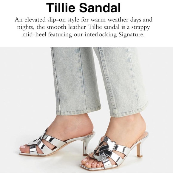 Coach Womens Tillie Sandal Smooth Leather - Picture 2 of 4